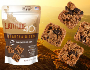 Dark Chocolate Chip Latitude 40 Snacks Granola Bites