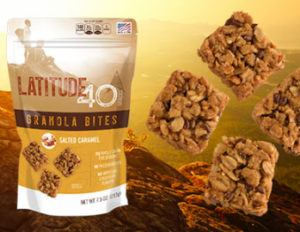 Salted Caramel Latitude 40 Snacks Granola Bites